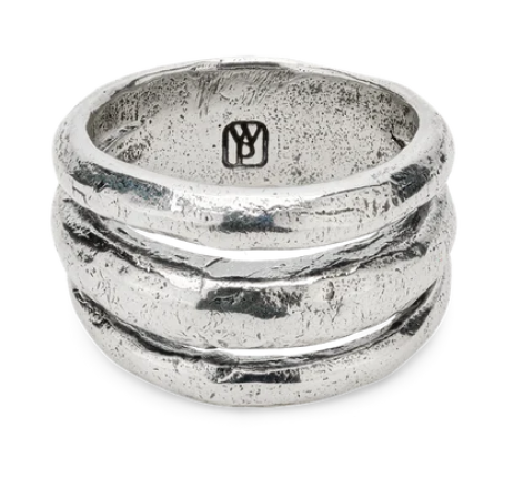 Alliteration Ring - Sterling Silver