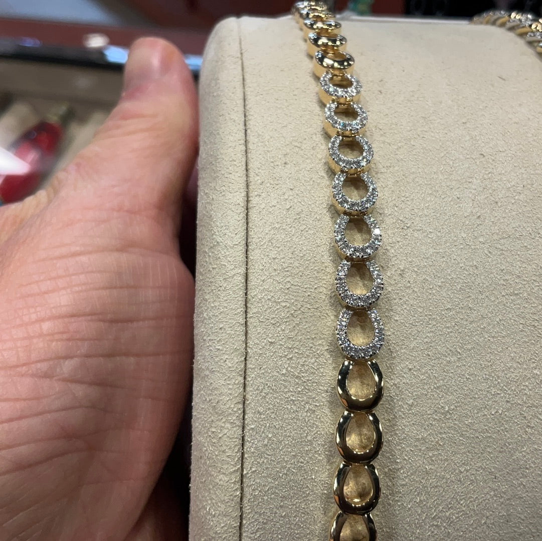 14KTY .38 Diamond Bracelet