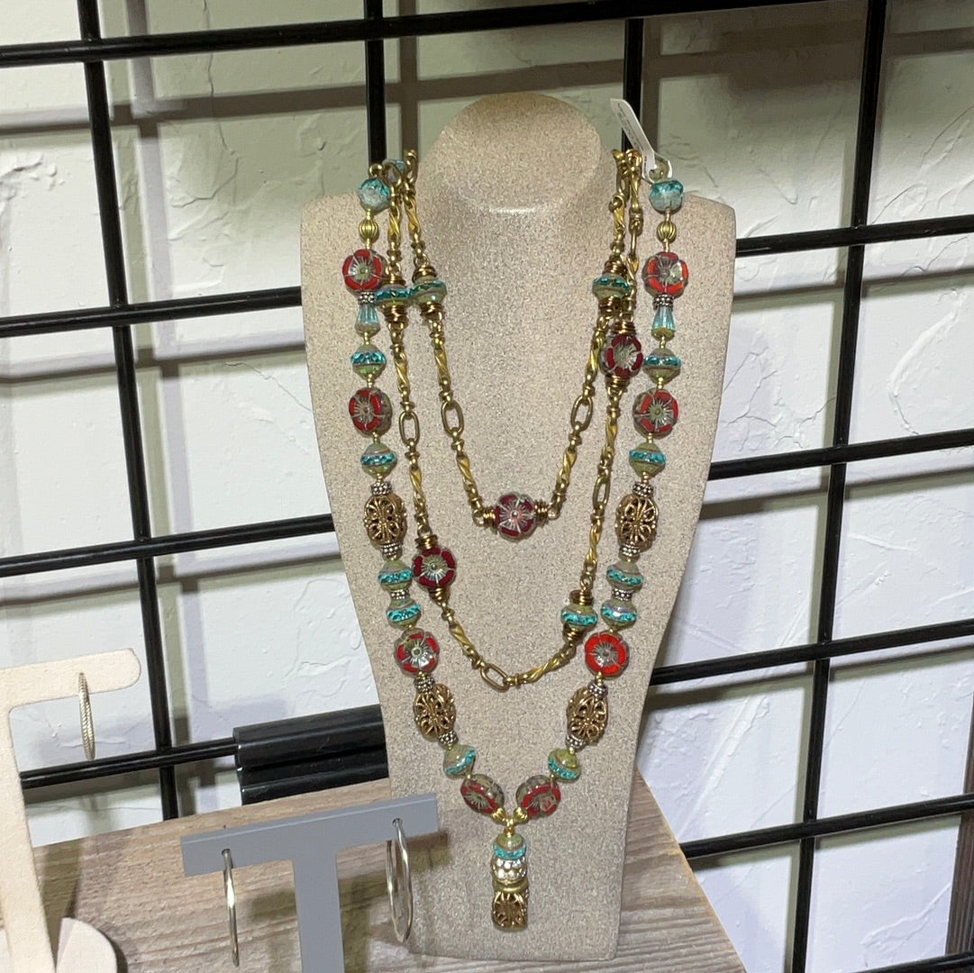 Vintage Czech Flow&Saturn Beads
