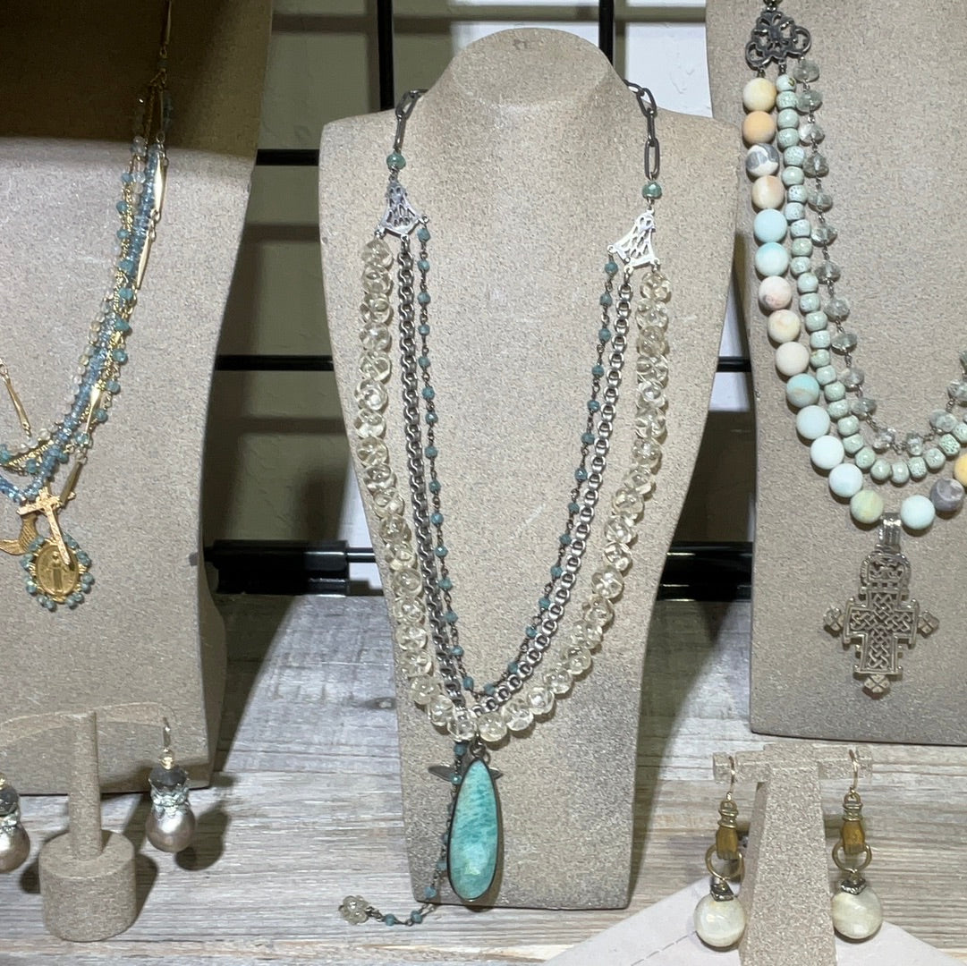 Amazonite SS doveapatite czech