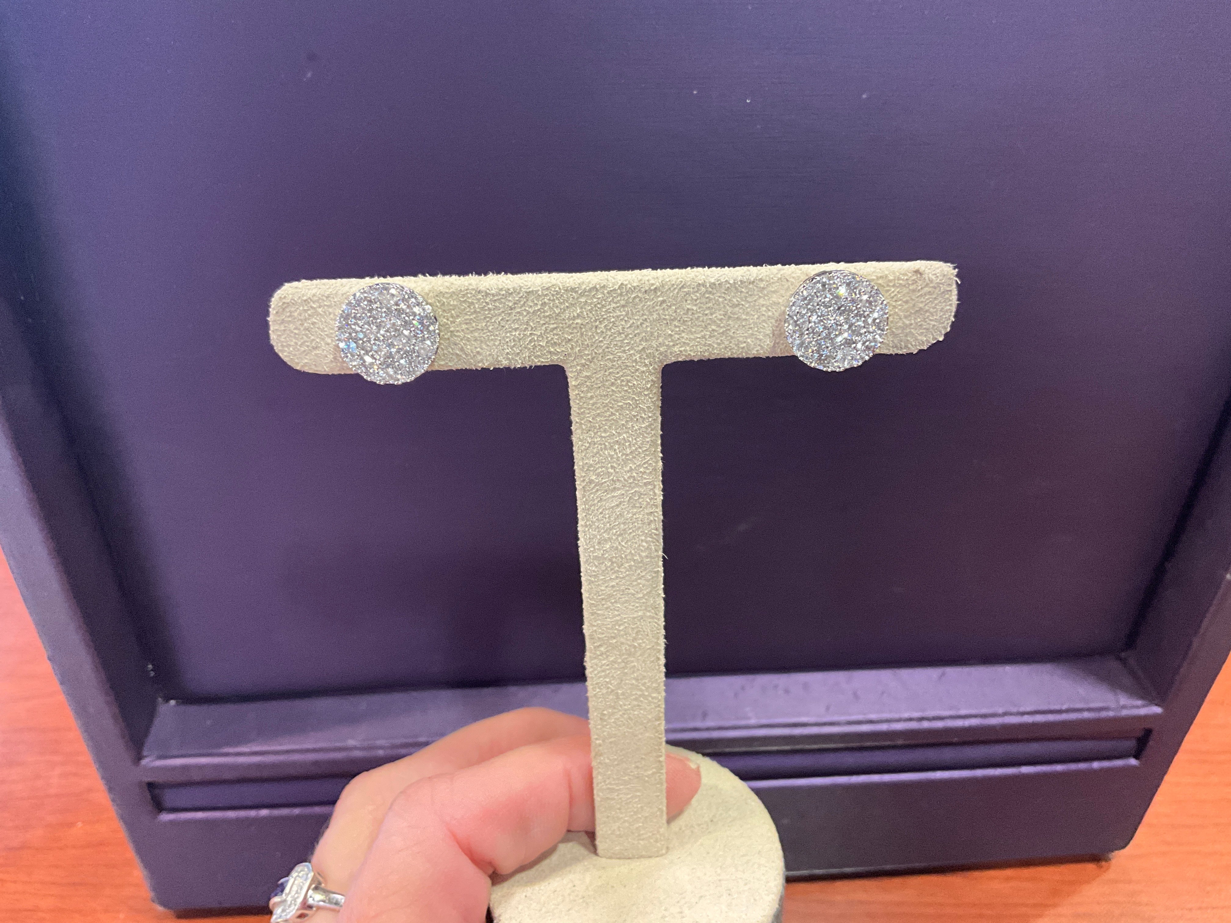 14KW 1.98 Ct Diamond Earrings