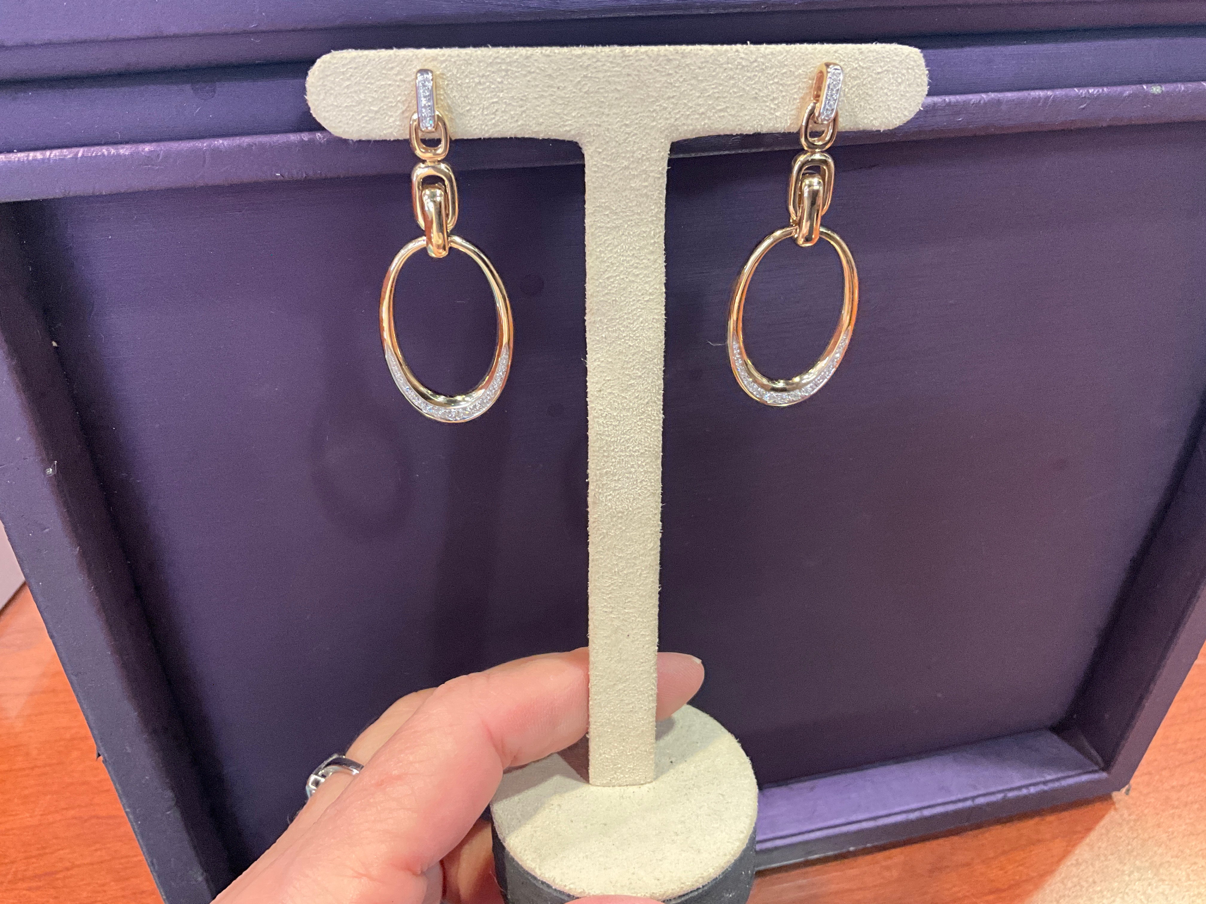 14KY .40 Ct Diamond Earrings