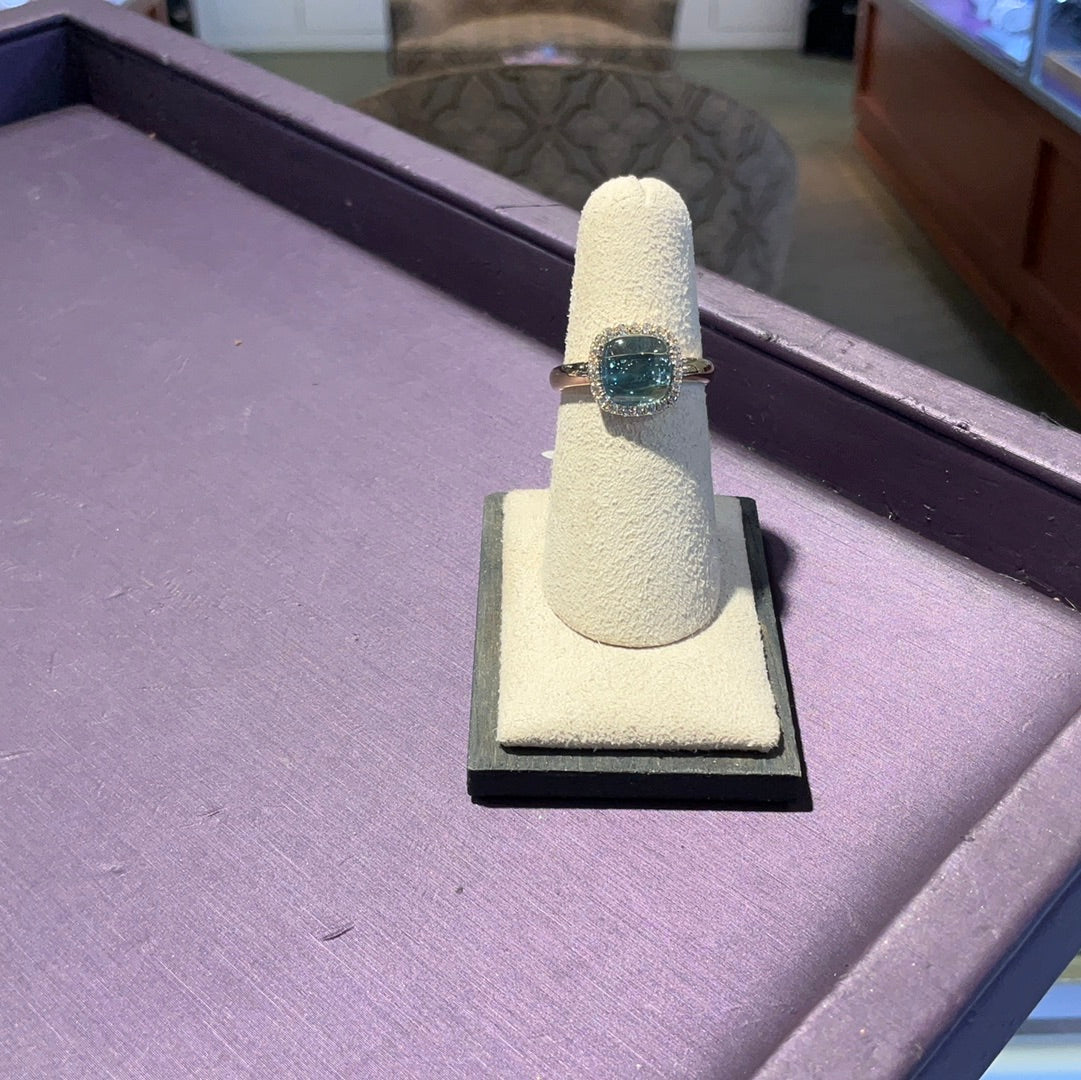 14ky .22dia 2.65 cab sky stone blue topaz