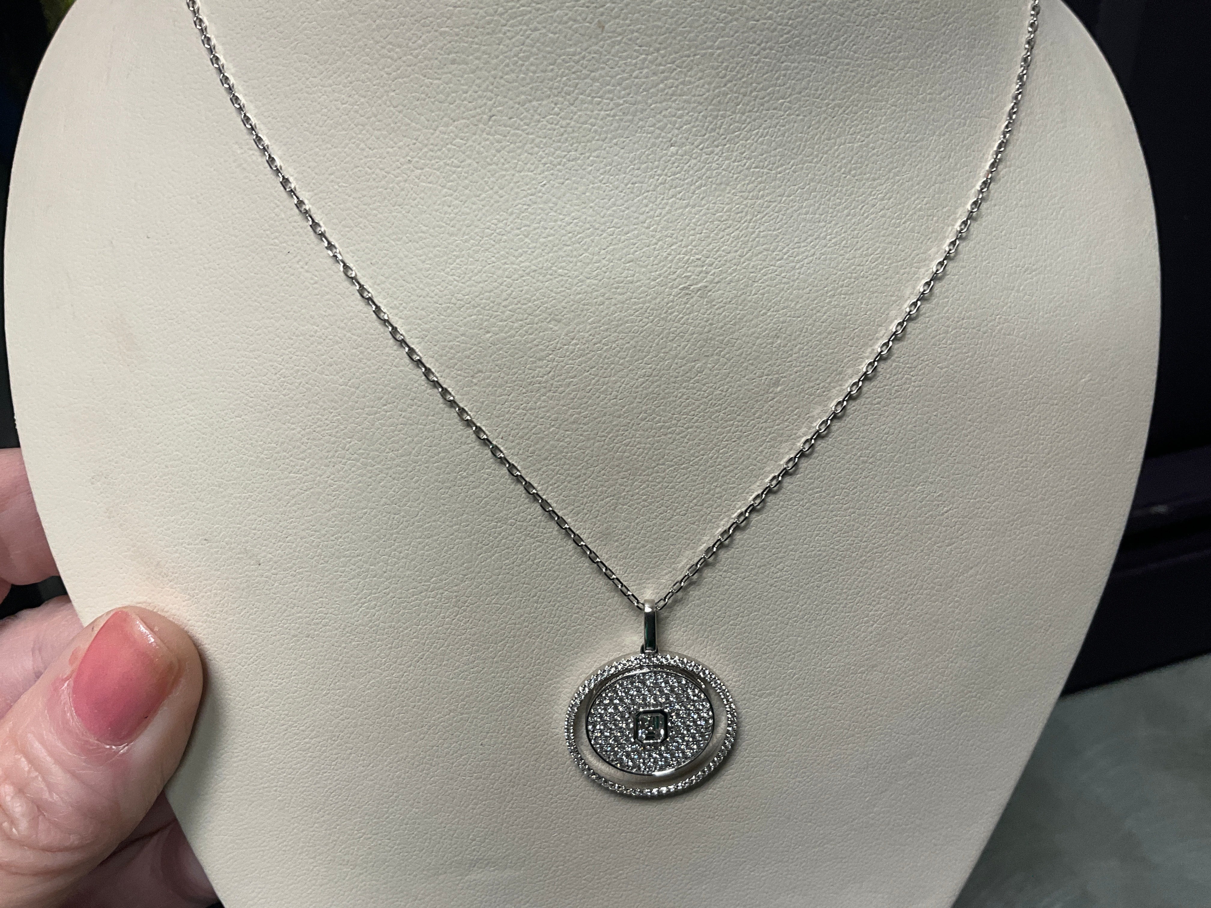 14KW .96 Ct Diamond Necklace