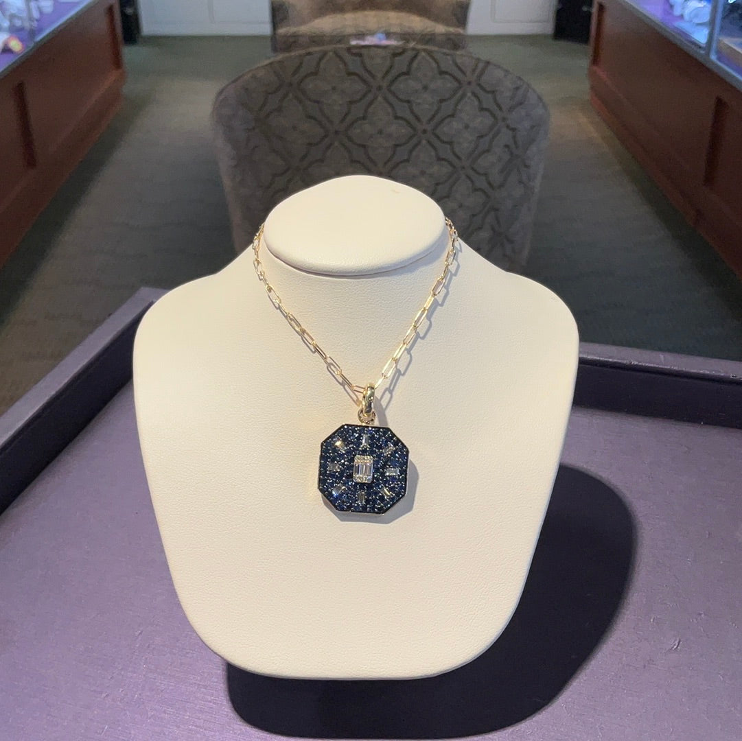 14KY Blue Ocean Dia.42CT/ Sapphire 1.77CT