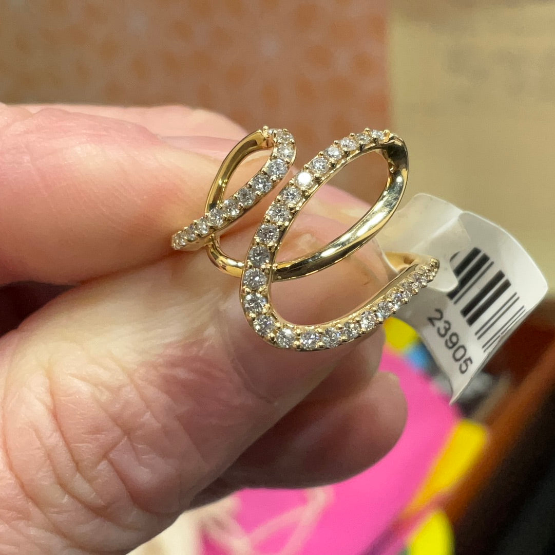 14KY Dia .41tcw ring