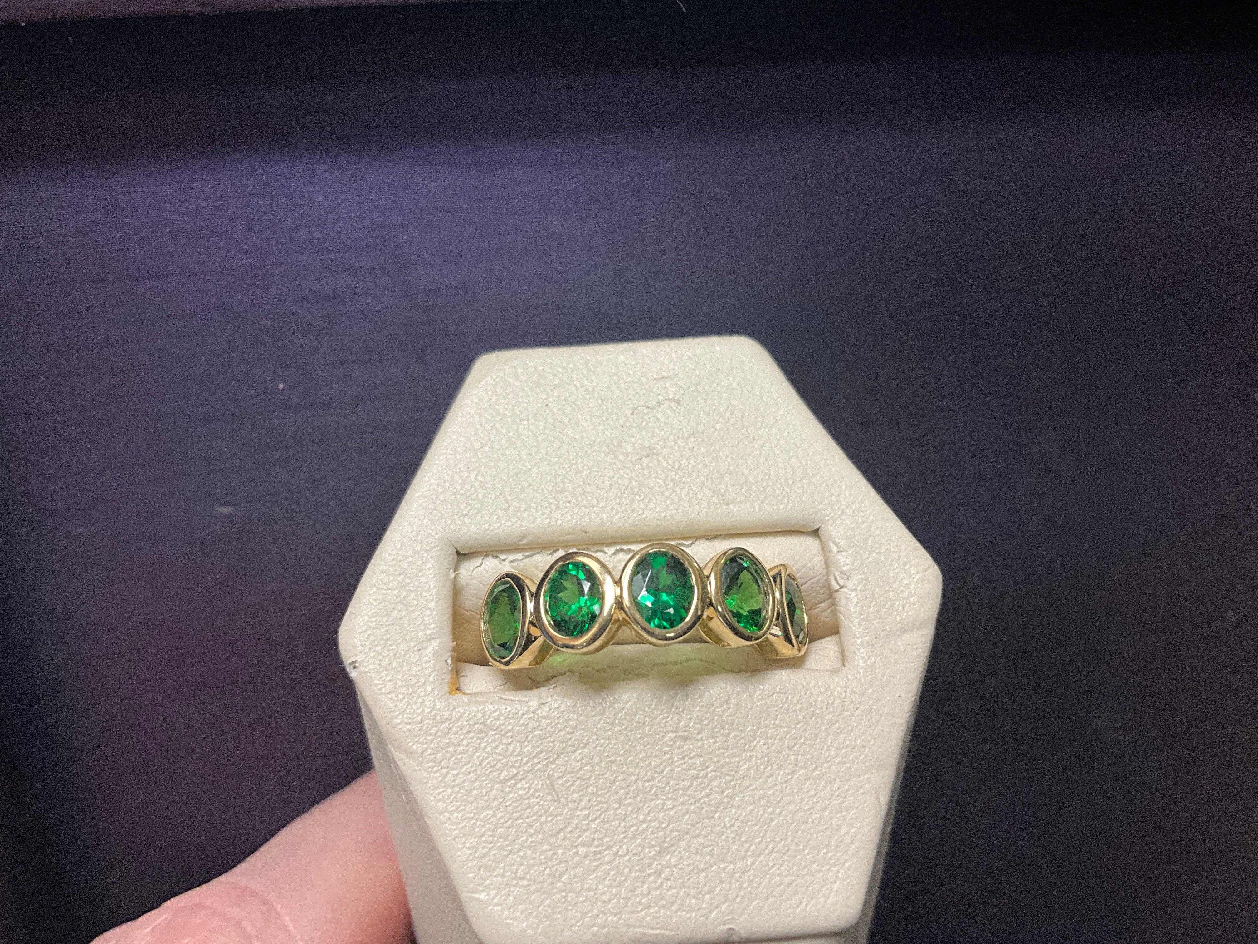 14KY 2.08 Ct Tsavorite Garnet Ring