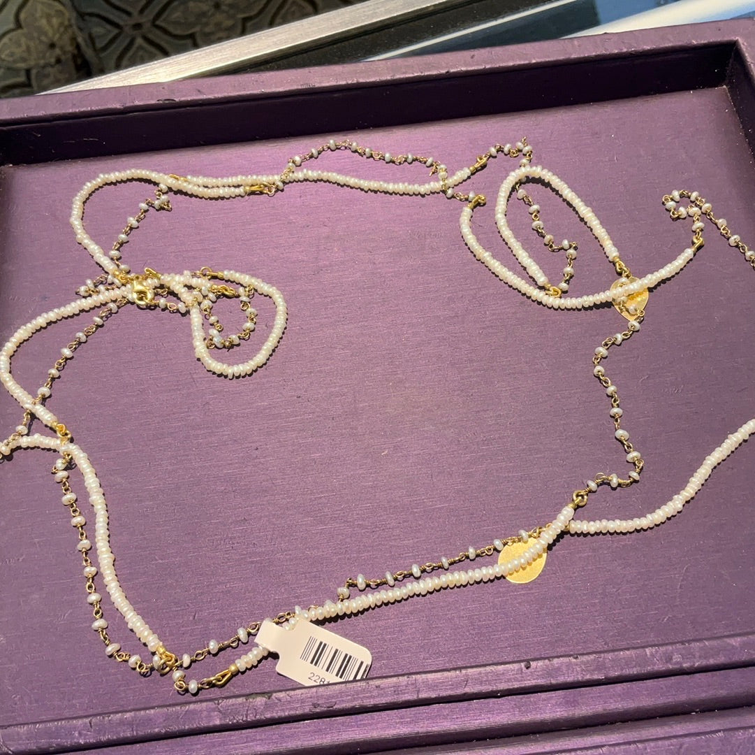 Wh Prl Necklace
