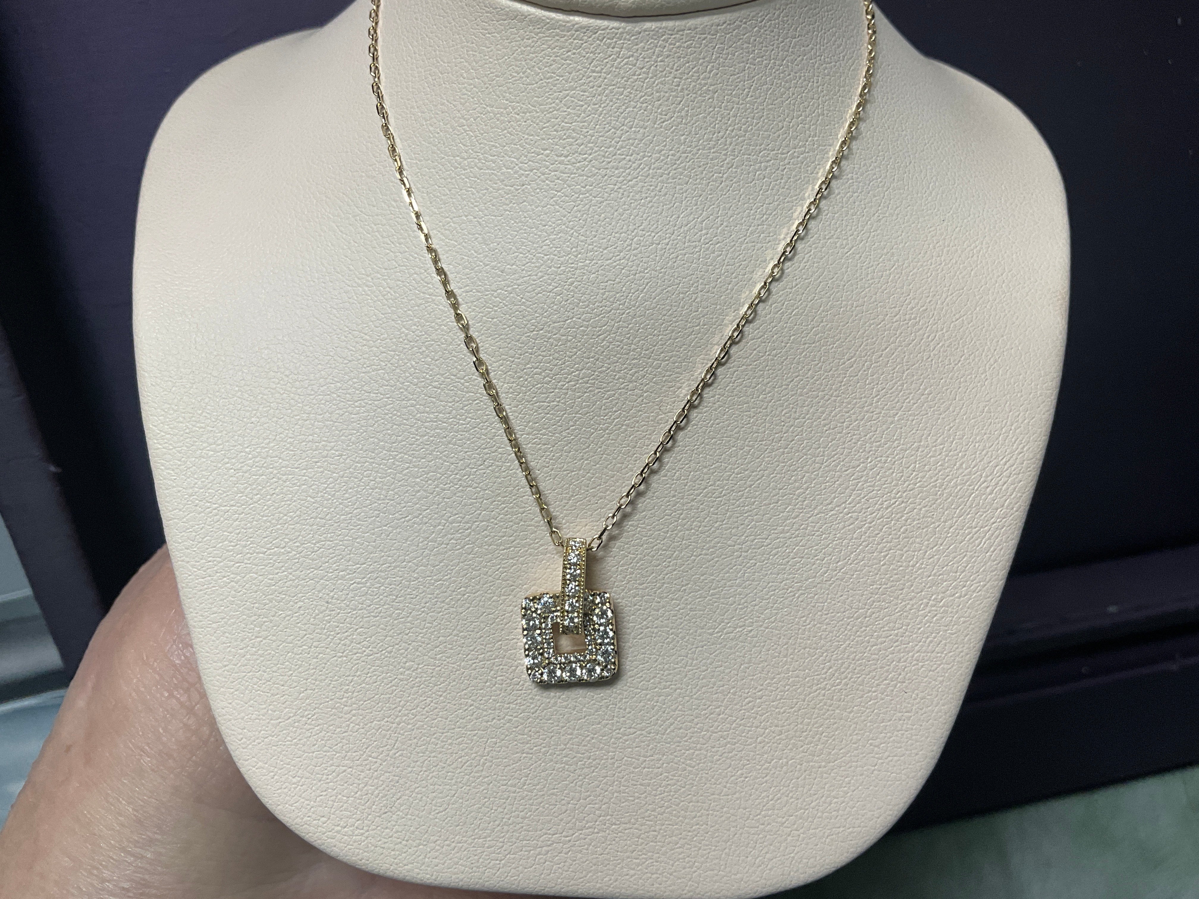 14KY .43 Ct Diamond Necklace