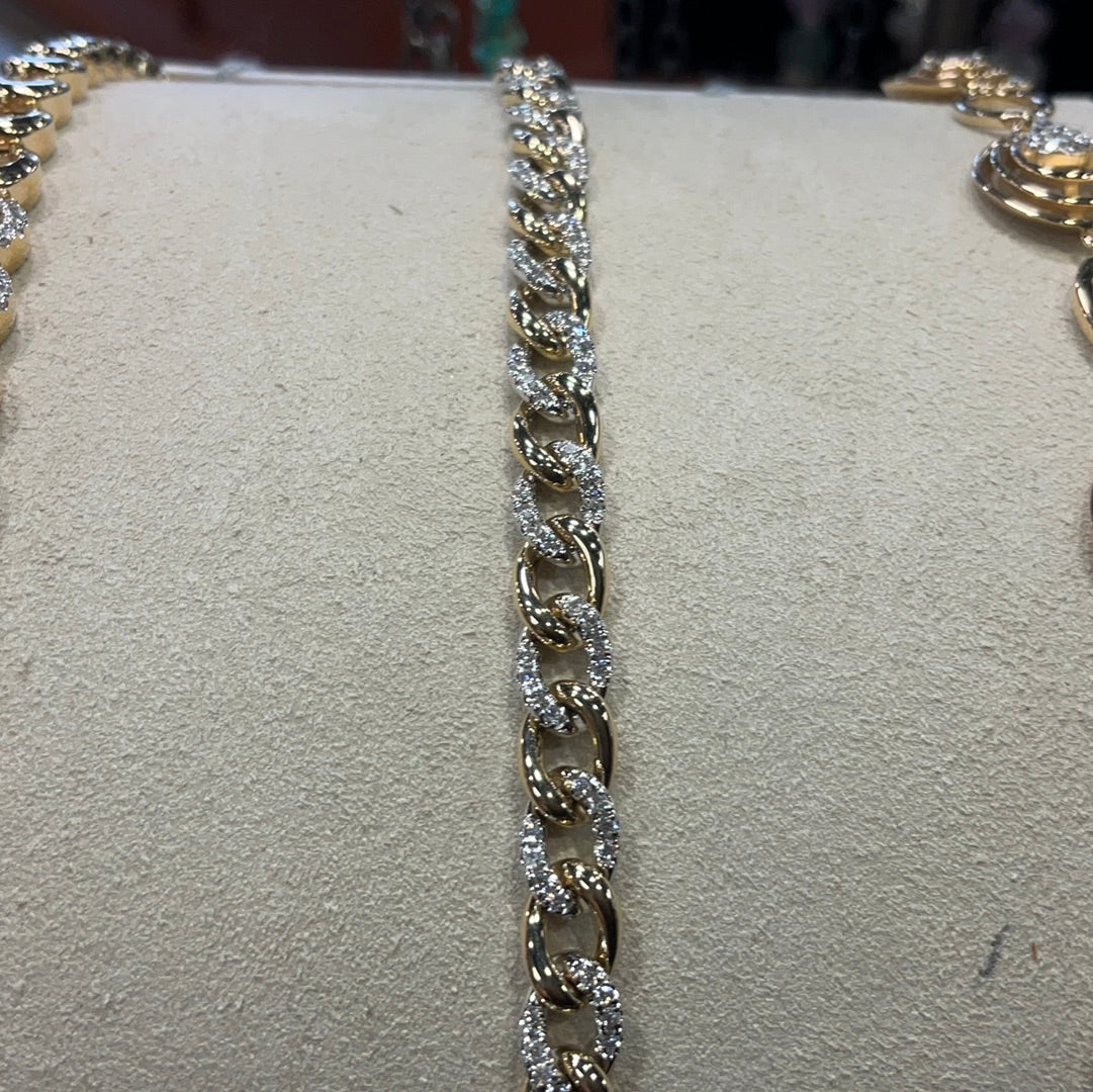 14KTY .79 Diamond Bracelet