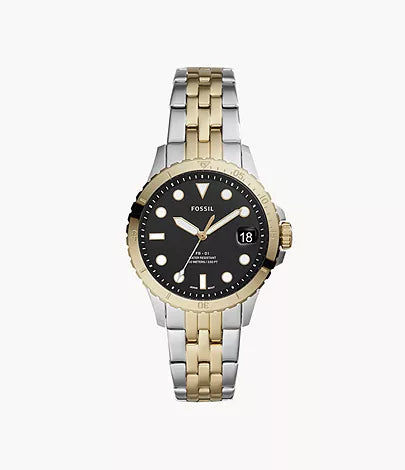 FB-01 Three-Hand Date Two-Tone Stainless Steel Watch