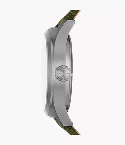 Defender Solar-Powered Olive Nylon Watch