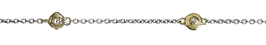 Points of Light Chain - Sterling Silver - 16"