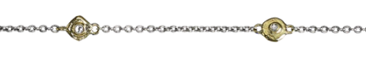 Points of Light Chain - Sterling Silver - 24"