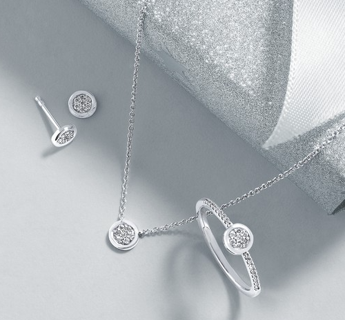 .05 Ctw. Diamond Necklace In Sterling Silver
