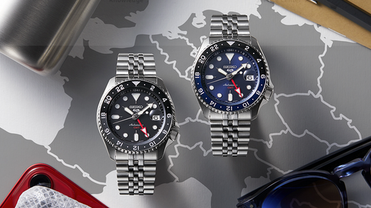 Seiko 5 Sport Automatic GMT Blue Dial