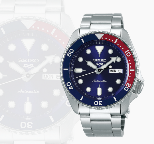 Seiko 5 Sports SS Automatic Blue Dial