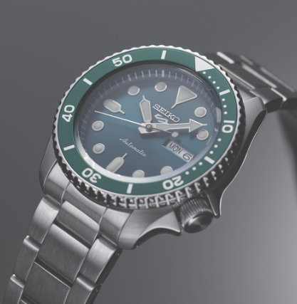 Seiko 5 Sports SS Automatic Green Dial