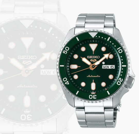 Seiko 5 Sports SS Automatic Green Dial