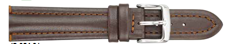 Padded Waterproof Leather Watchband