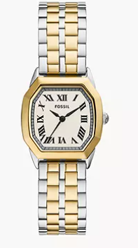 Harlow Three-Hand Two-Tone Stainless Steel Watch