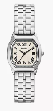 Harlow Three-Hand Stainless Steel Watch