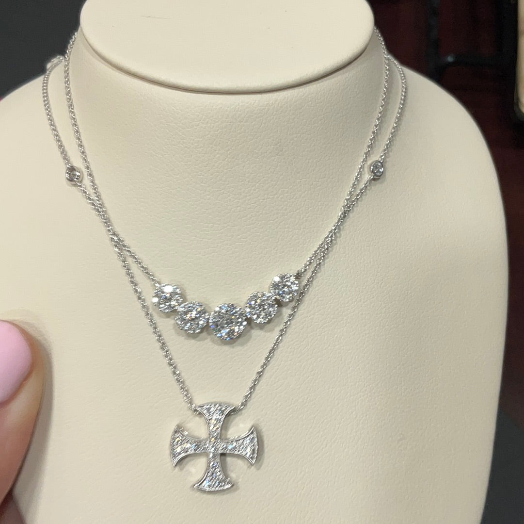 14kw .15tw diamond necklace