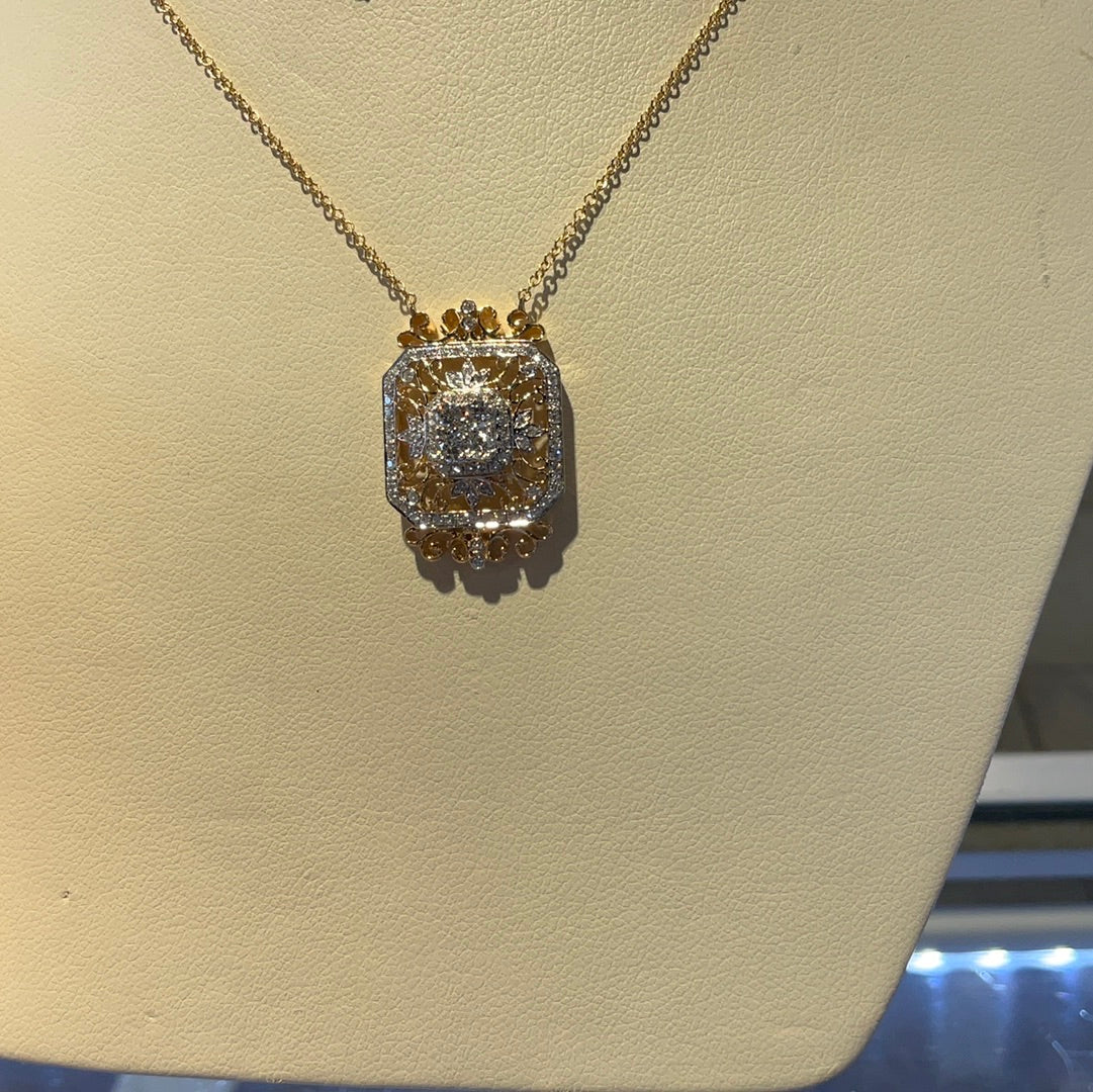 14k .50TW Dia Necklace
