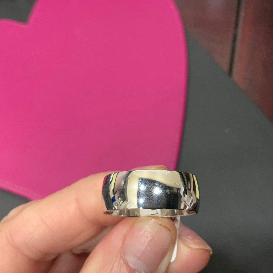 14kw 8mm men’s wedding band