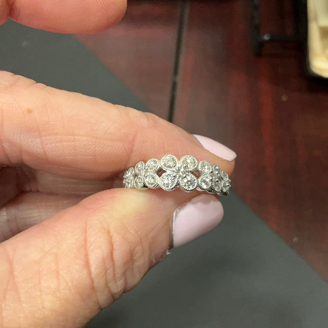 14KW .80CT Bezel Dia Ring